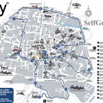 Tourist-bus-holidays Экскурсии по Болонье - карта маршрута туристического автобуса по Болонье