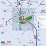 P-R-shuttle-bus-Salzburg - Парковки в Зальцбурге: где бесплатно припарковаться, недорогие парковки в Зальцбурге, тарифы на парковки, адреса паркингов, правила парковки. Путеводитель по Зальцбургу Австрии бесплатно на машине в Зальцбург сэкономить на парковке