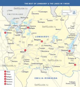 Туристические маршруты по Ломбардии - 1 неделя в Ломбардии