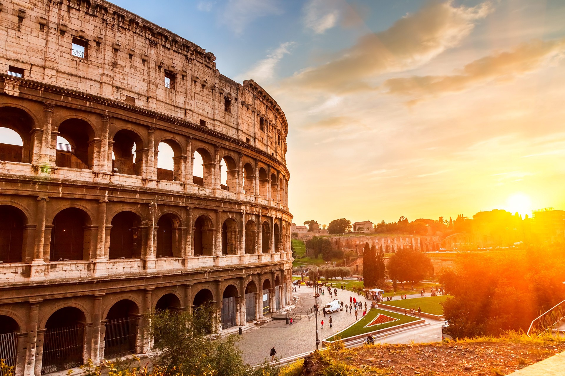 Колизей (Colosseo) - главная достопримечательность Рима, Италия, колизей в Риме, римский колизей, Рим Колизей