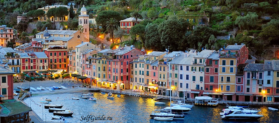 Portofino (Портофино), Лигурия, Италия - Итальянская Ривьера, в окрестностях Генуи