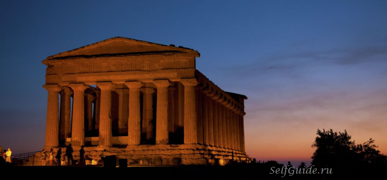 Агридженто (Agrigento), Сицилия Храм Согласия (Tempio della Concordia)