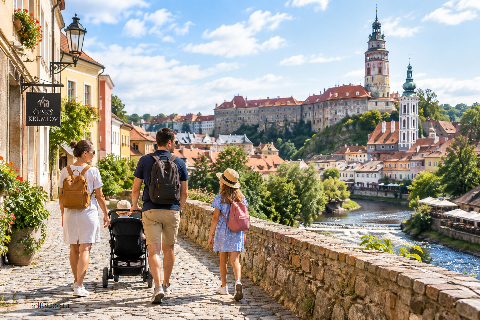 Чешский Крумлов - Český Krumlov - with children
