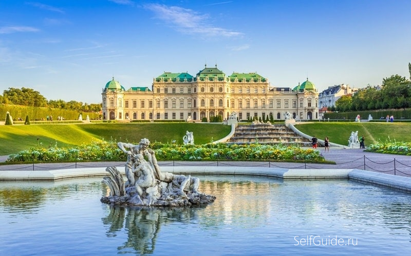 Дворец Бельведер в Вене (Belvedere)
